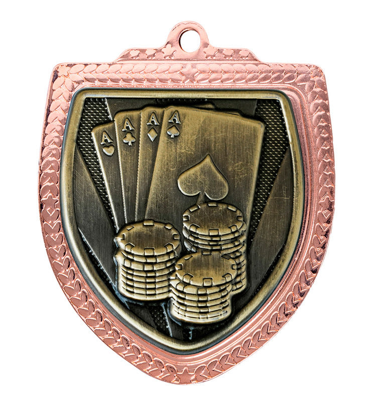 Shield Medal - Poker
