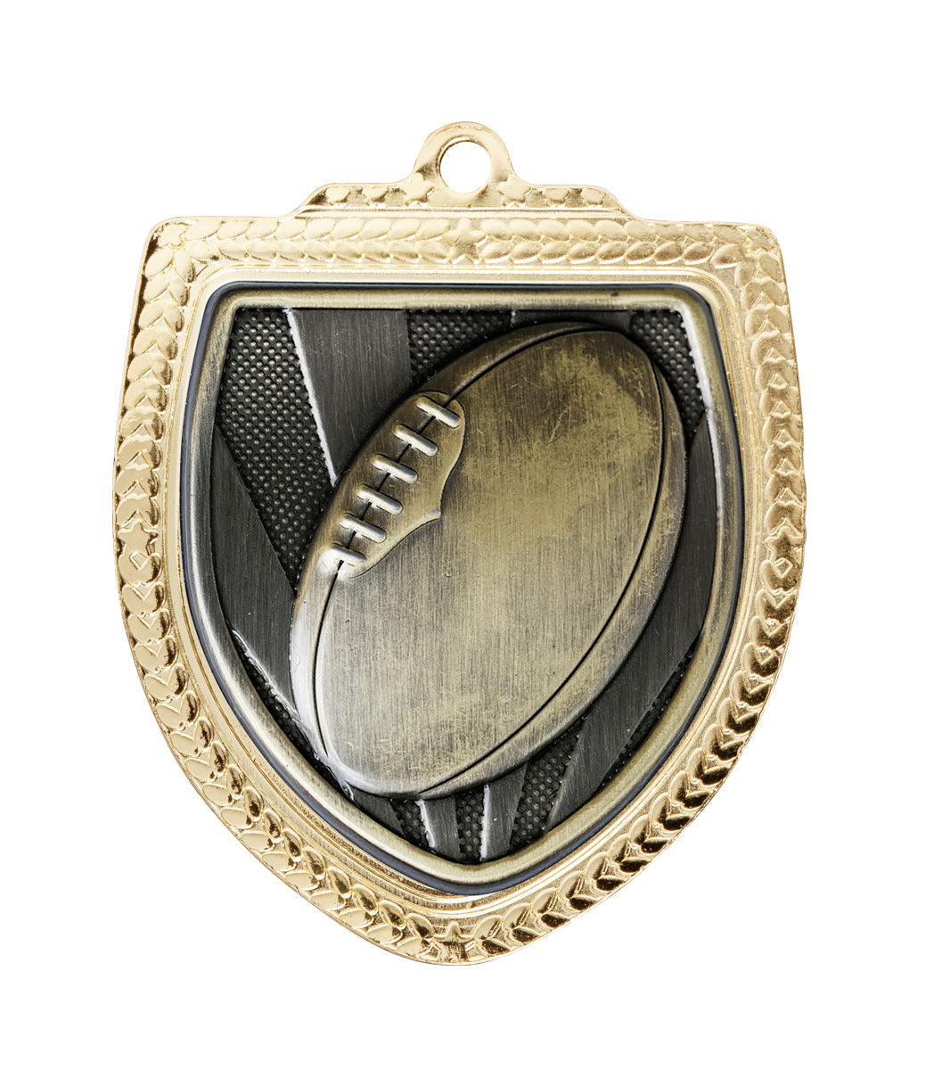 Shield Medal - Aussie Rules Ball