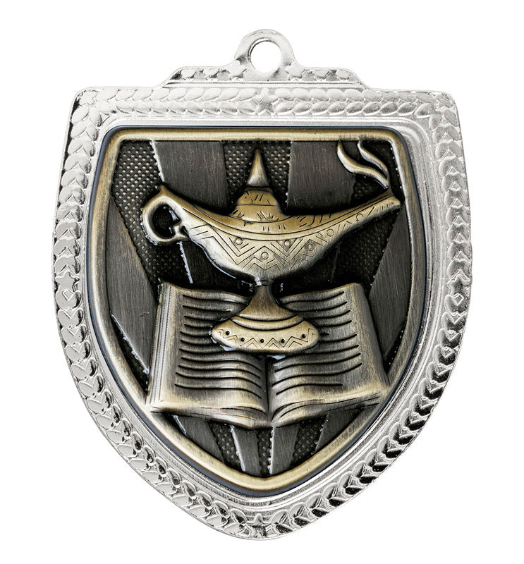 Shield Medal - Lamp of Knowledge