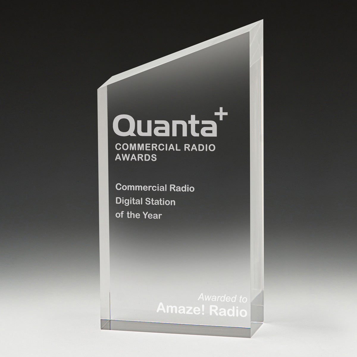 Pinnacle Acrylic Award