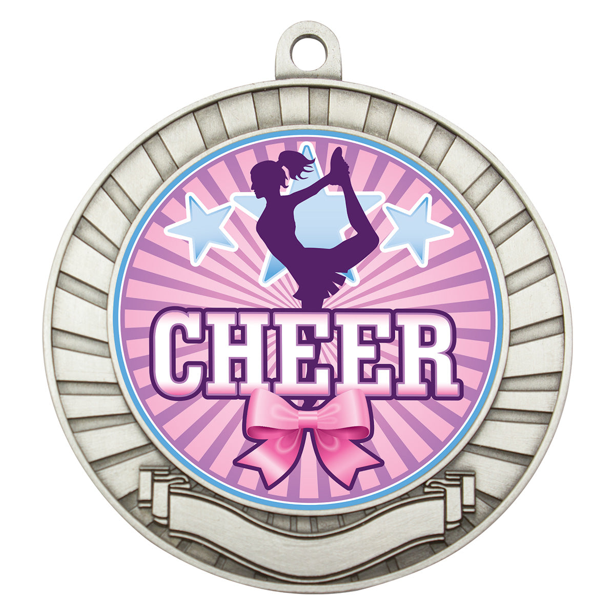 Eco Scroll - Cheer - Silver