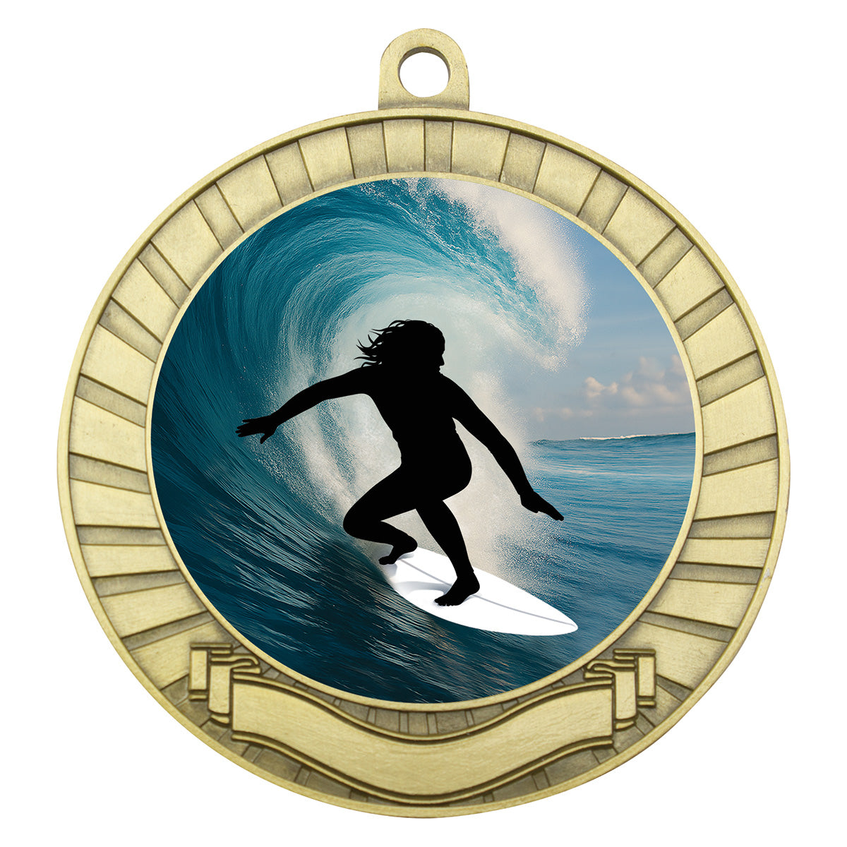 Eco Scroll - Surf - Gold