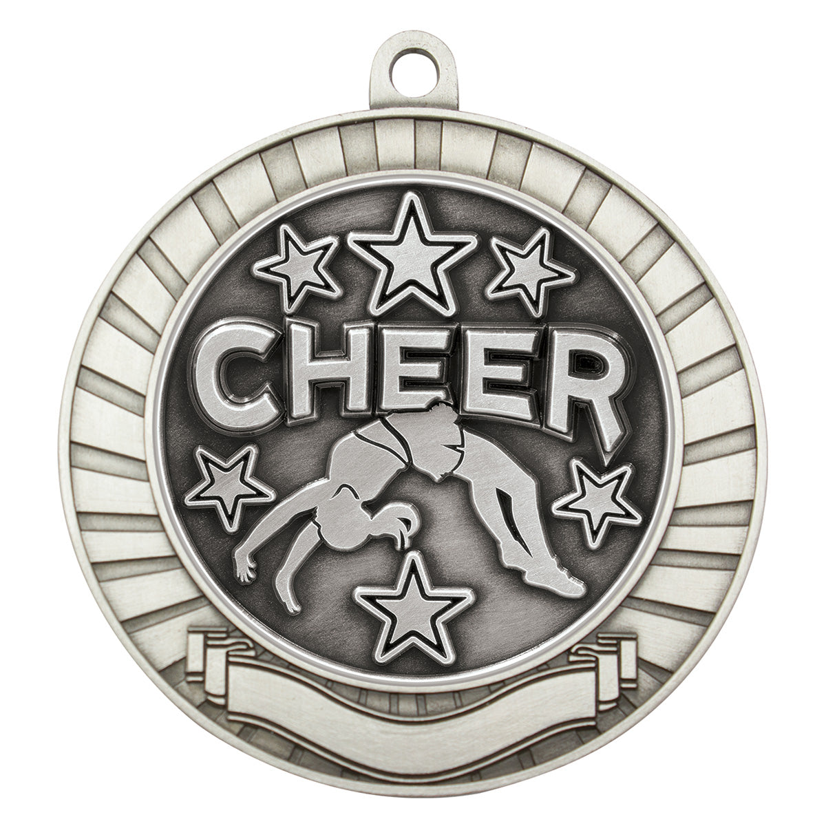 Eco Scroll - Cheer - Silver