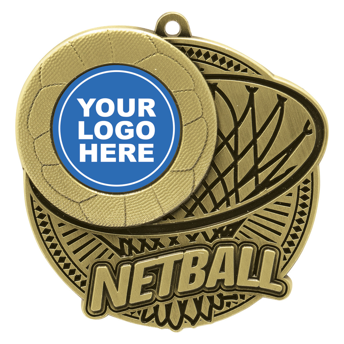 Netball Tempo - Logo - Gold